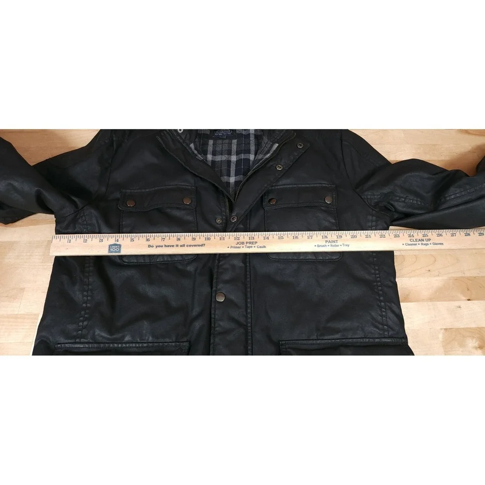 J. Crew Hayes Waxed Canvas Chore Field Military Jacket Coat Thinsulate Size L